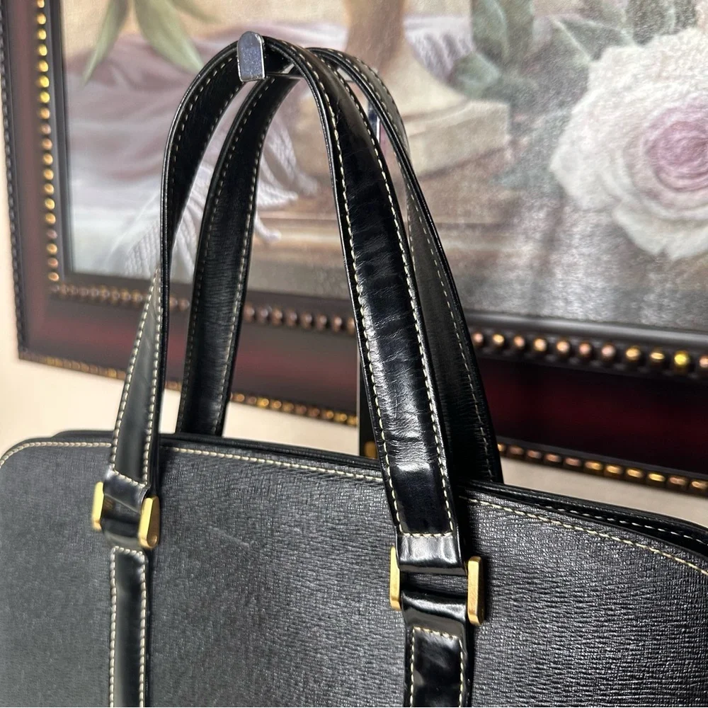Burberry Black Leather Bag